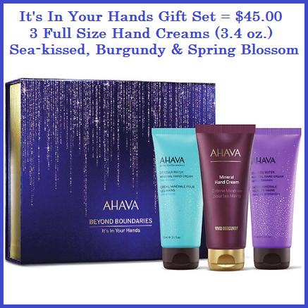 Ahava Its In Your Hands Gift Set Ahava Its In Your Hands Gift Set