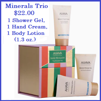 Ahava Minerals Trio Gift Set Ahava Minerals Trio Gift Set