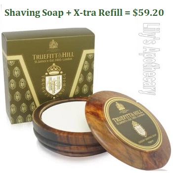 Shaving Soap in a Wooden Bowl & Refill 20% OFF